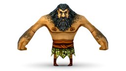Low Poly Cartoon Creature Villager Man hair, warrior, soldier, orc, medieval, polygonal, hero, tattoo, guard, mmo, npc, enemy, bandage, age, villager, caveman, hide, lowpolyart, spotted, braid, bludgeon, pygmy, shaggy, lowpolygonal, cartoon, game, 3d, texture, lowpoly, model, military, stone, characters, creature, animal, fantasy, prehistoric, polygon, black, "shield"