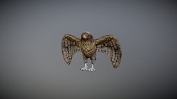 hawk 3d model 3d printable bird, hawk, 3dprint, alcon