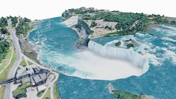 Niagara Falls,river,scan,waterfall,terrain river, canada, map, waterfall, eeuu, scan