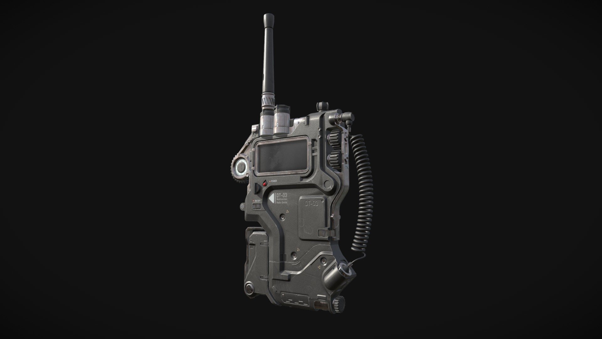 Hightech Radio Device - 3D model by Anne Gerhards (@AnneGerhards) 3d model