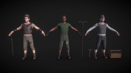 Farmers pack Low-Poly