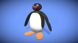 Pingu penguin, rig, character