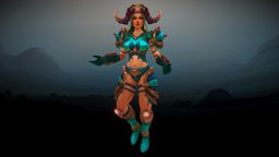 Stylized Human Female Warlock(Outfit)