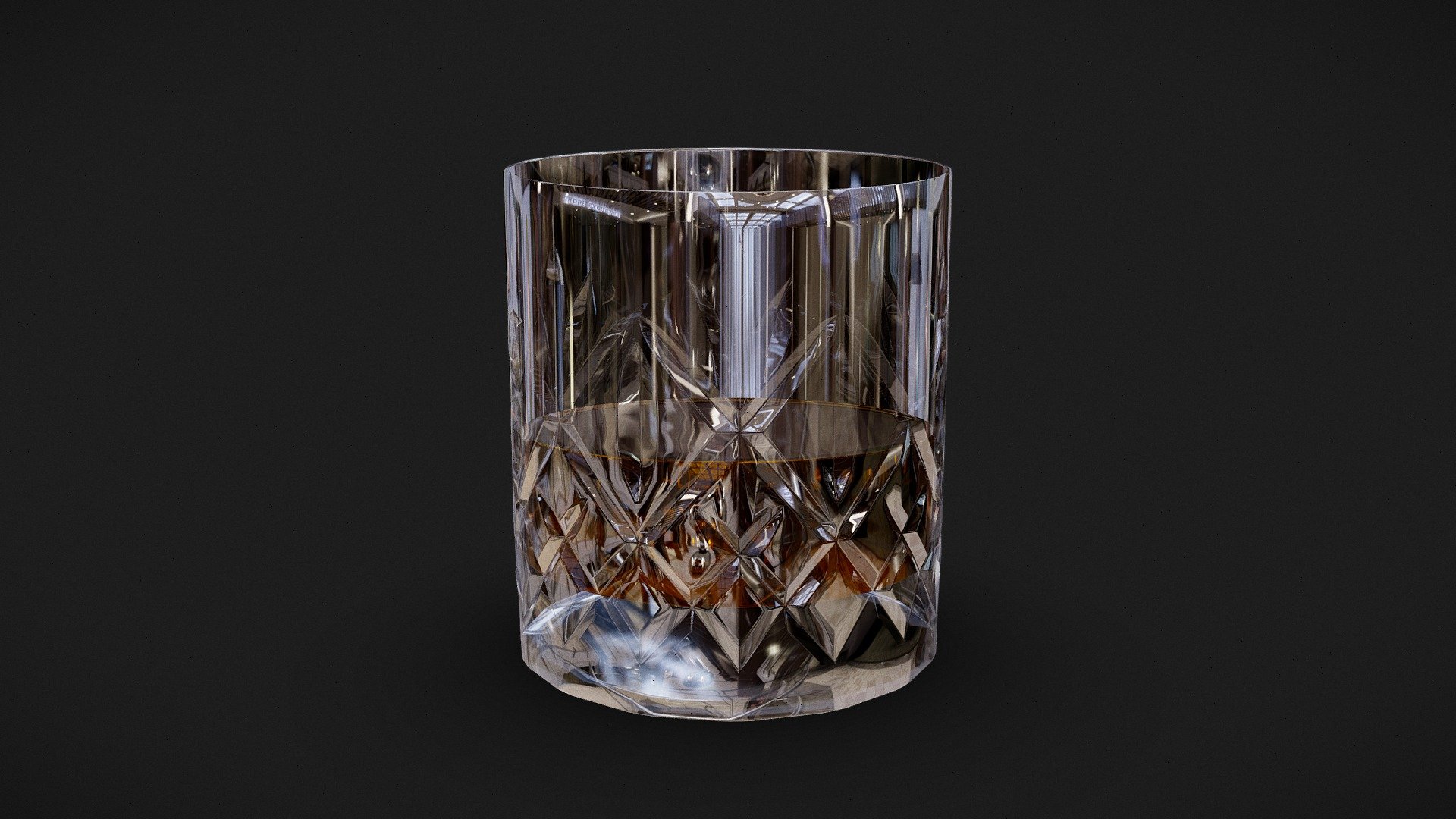 Introducing the Waterford-Inspired Whiskey Glass 3D Model, a meticulously crafted representation of classic elegance and sophistication. This 3D model, with 3,122 vertices and 3,224 faces, accurately captures the iconic diamond-cut pattern and intricate details found in Waterford Crystal designs.

Suitable for architects, designers, and artists looking to incorporate a touch of refinement into their projects, this whiskey glass model is a versatile choice. Whether you're designing a tasteful bar scene, an upscale dining room, or a cozy lounge, this model adds a touch of sophistication to your 3D creations.

The Whiskey Glass 3D Model is compatible with various file formats, making it suitable for a wide range of software and applications:

.blend .fbx .obj .stl .dae - Whisky Glass - Buy Royalty Free 3D model by zlevi 3d model