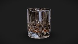 Whisky Glass bar, drink, modern, archviz, crystal, antique, beverage, whiskey, irish, alcohol, liquor, waterford, decanter, scotch, glass, decoration, interior, timeless-design, whiskey-glass, cut-crystal