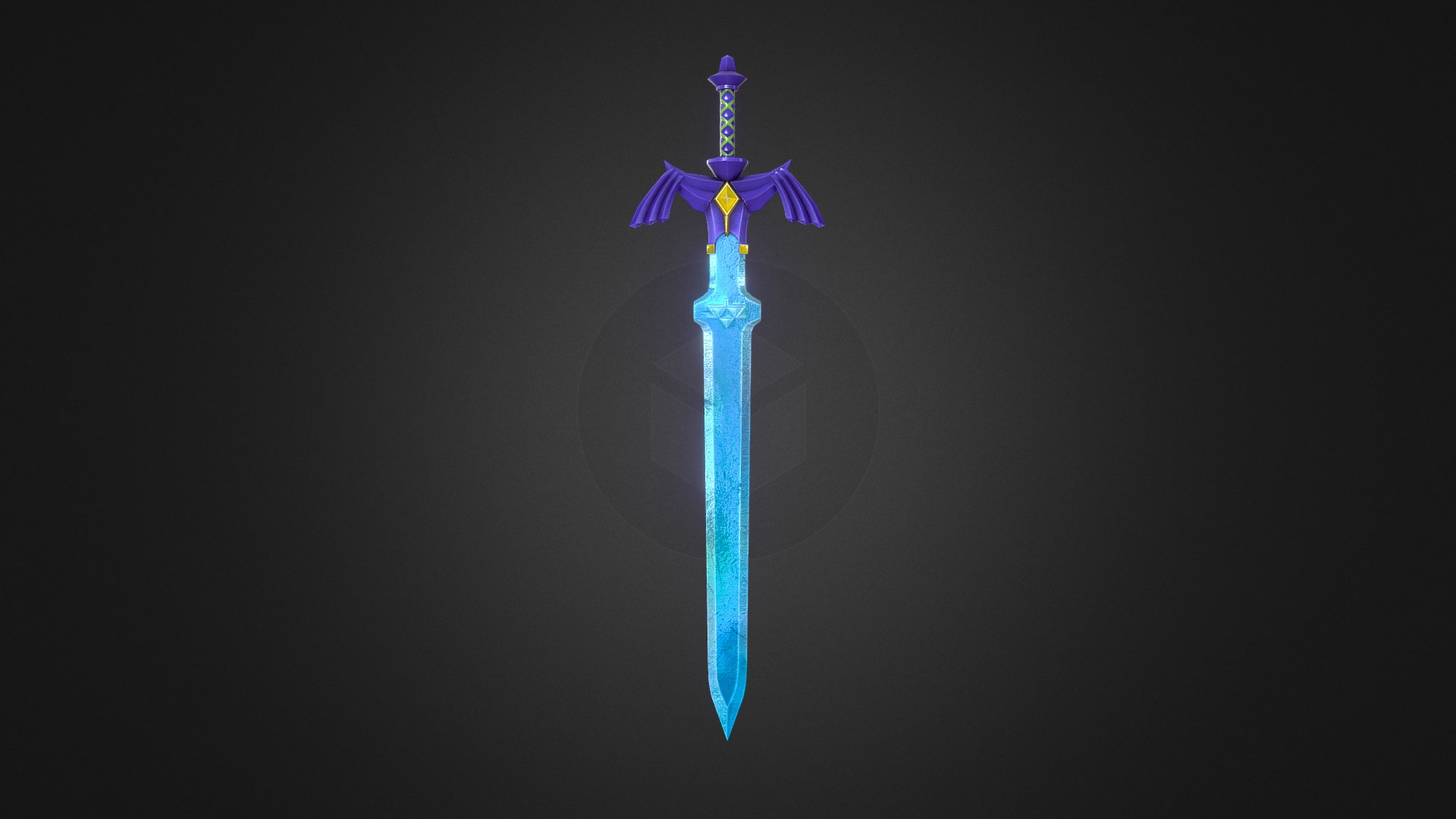 Zelda Master Sword - MASTER SWORD - Buy Royalty Free 3D model by daniruda 3d model