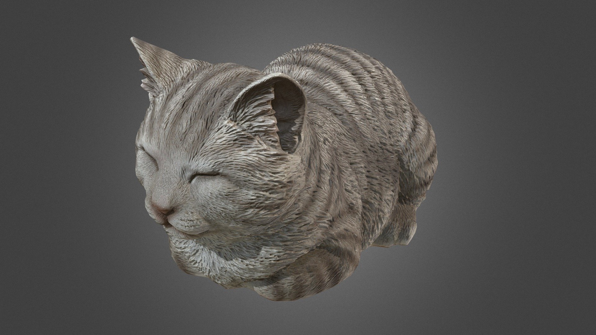 All details on Artstation:
https://www.artstation.com/artwork/dYl6w - Dozing Cat (Garden figurine) - 3D model by Vlad (@ssh4) 3d model