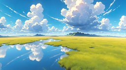 HDRI Anime Panoramas Megapack Vol.2 landscape, 360, cartoony, cartoonish, vr, virtualreality, panorama, equirectangular, background, hdri, skybox, panoramic, backdrop, unity, cartoon, stylized, fantasy, ue5, spherical-panorama, createdwithai, skysphere