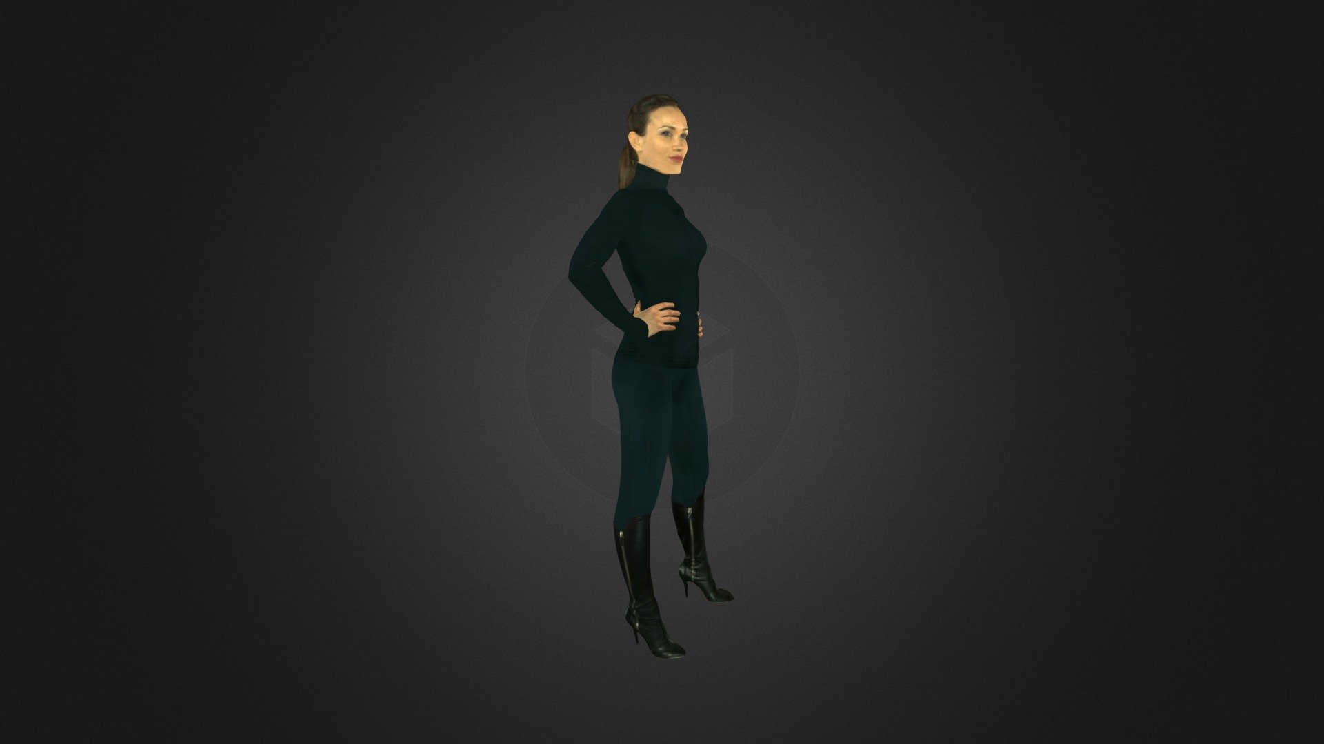 Ольга модель №3 - 3D model by 3D arena BIONORMIX® (@3darena) 3d model