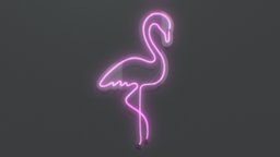 Flamingo bar, food, modern, led, cute, other, club, balloon, tube, electronic, electronics, sign, miami, decor, flamingo, neon, advertising, glass, cartoon, decoration, street, light, wall, neonflex