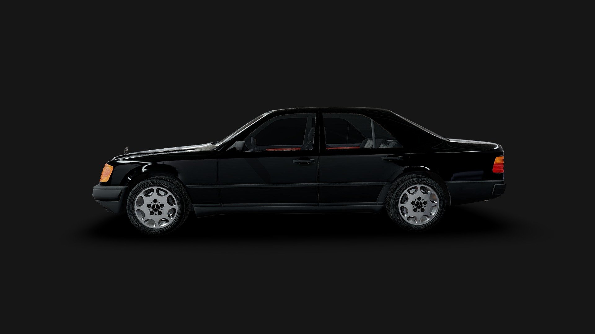 This model is made for GTA 5 fan server - Mersedes Benz W124 - 3D model by Tk17s 3d model