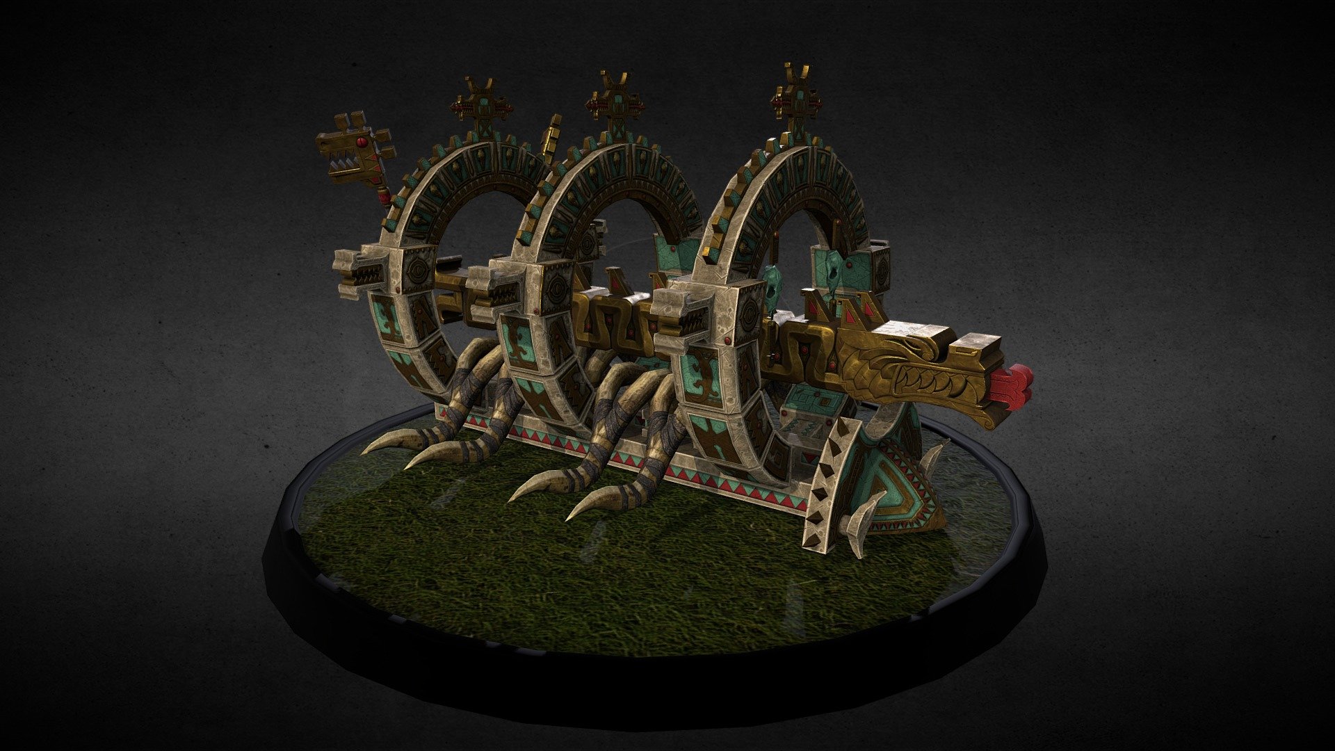 Lizardman Siege Ram - Lizardman Siege Ram - 3D model by Andrew Phelan (@korphaeron99) 3d model