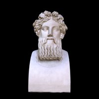 Herm of Dionysus rome, ancient, beard, museum, head, dionysus, herm, sculpture