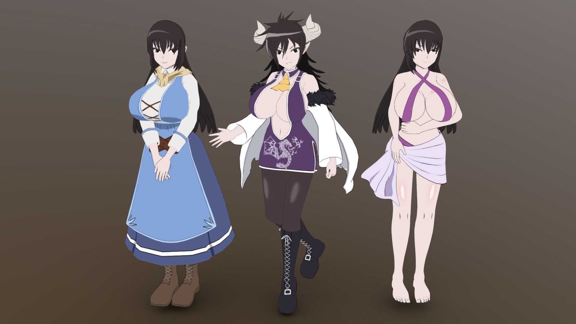 Kilmaria/Maria | Isekai One Turn Kill Nee-san 3D Model Blender 

Kilmaria/Maria character from the anime Isekai One Turn Kill Nee-san

3D Model Rigged. In blend format, for Blender v2.29 Blender render, with nodes, material Toon Shader.

ontents of the .ZIP file:

Download of file: cgtrader https://encurtador.com.br/gyGR3

● Folder with all textures in .PNG Format.

● .blend file with the complete 3D Model.

Contents of the .blend file:

● Full Body, no deleted parts.

● Individual Hair, separated from the body.

● Pieces of clothing, separated from the body. (Individuals, Can be removed)

● Complete RIG, with all bones for movement.

● Materials configured with nodes.

● UV mapping.

● Textures embedded in the .blend file.

● Modifiers. (Subdivide, Solidify and Outline for contours)

Download of file cgtrader https://encurtador.com.br/gyGR3 - Kilmaria | Isekai One Turn Kill Nee-san 3D Model - 3D model by satoru gojo (@satorugojostudio) 3d model