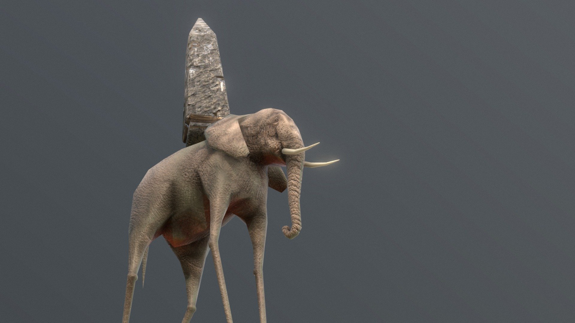 Just imagine this kind of Elephant
Salvador Dali - #9 - Imagination - Download Free 3D model by Nevermoredmb 3d model