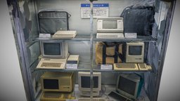 Apple computers at Osaka Science Museum computers, mac, apple, fotogrametria, photogrammetry