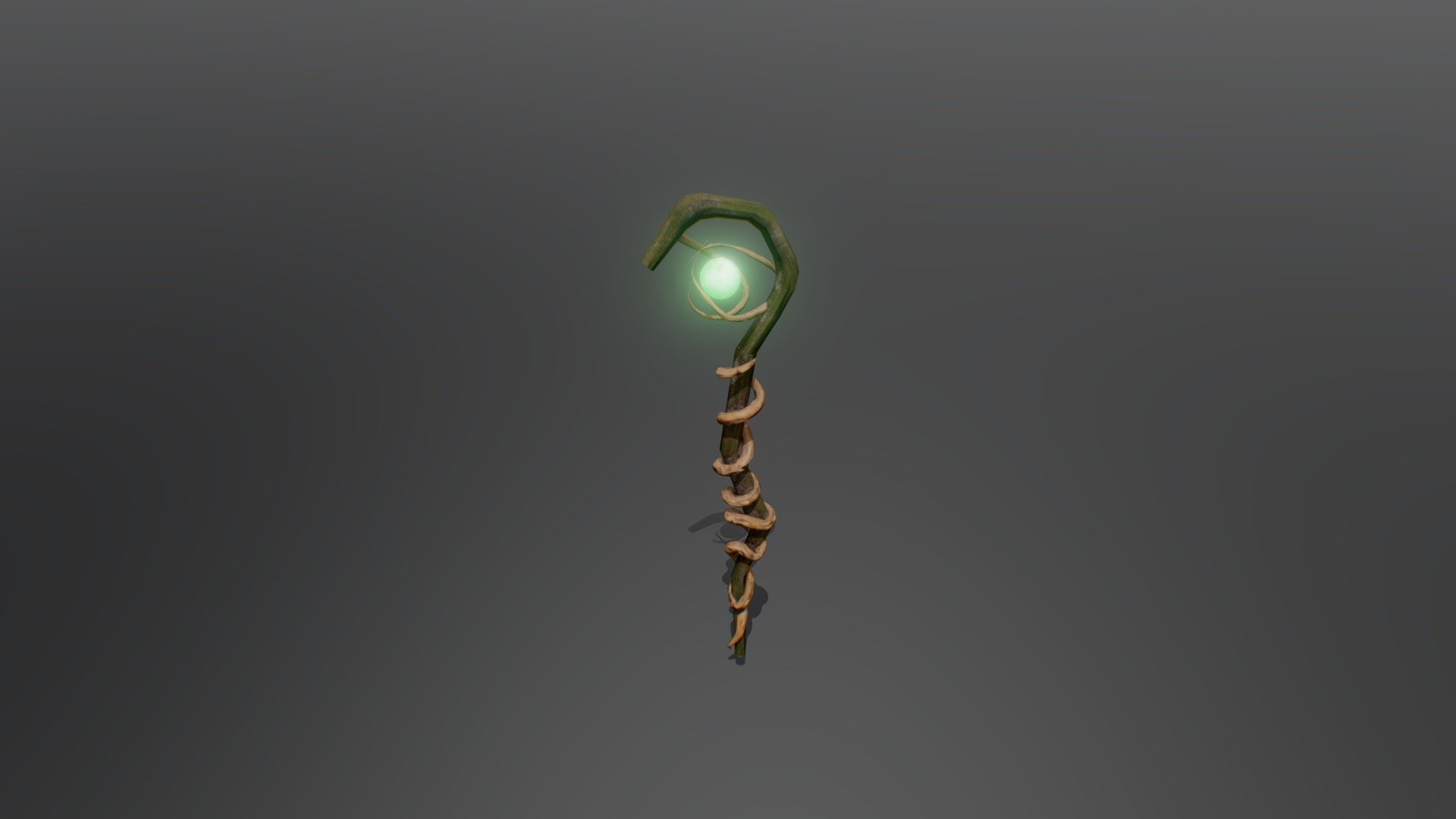 Just a simple magic staff;) - Magic Staff - Download Free 3D model by GumEater 3d model