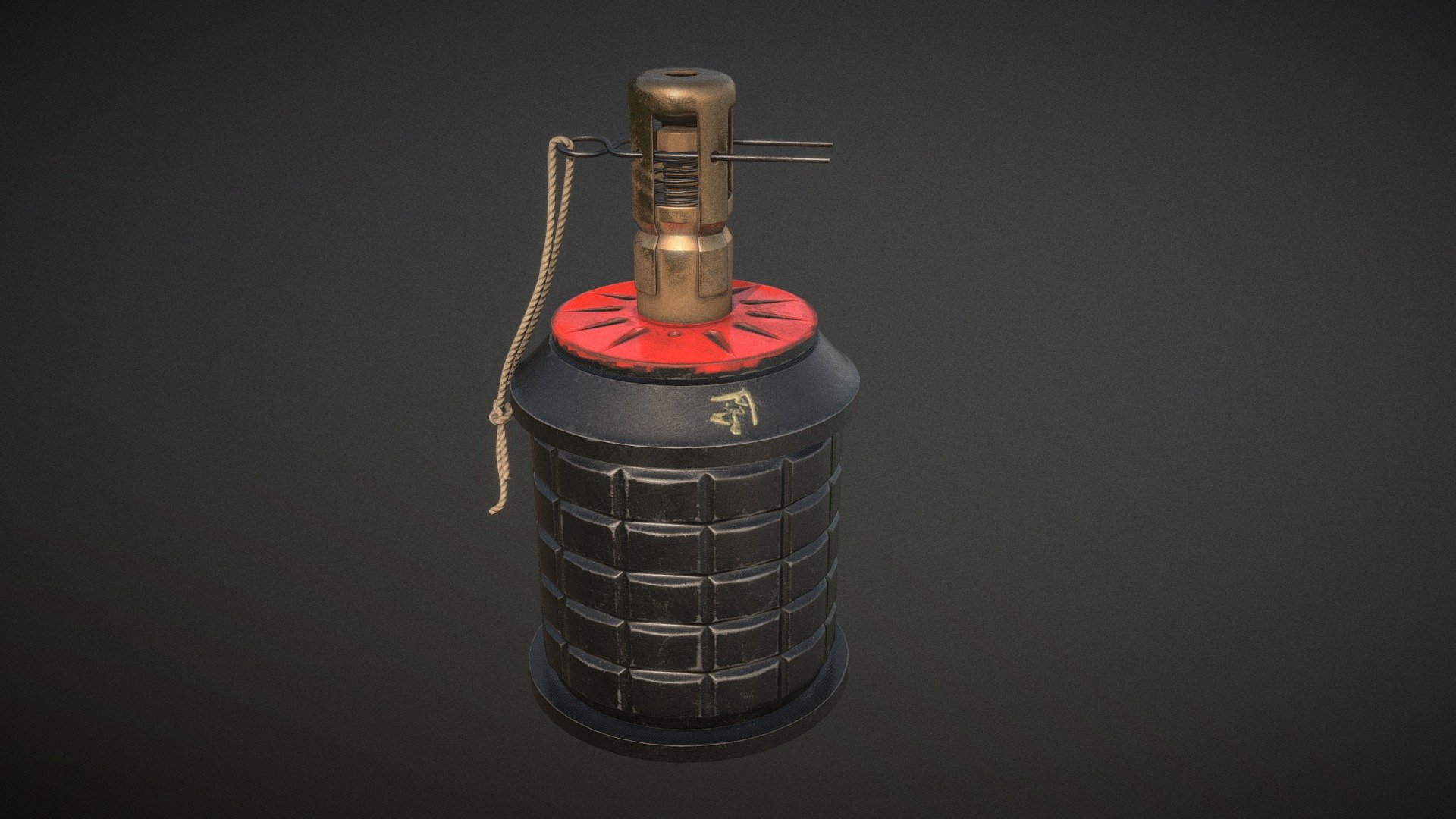 The Type 97 was a fragmentation grenade used by the Japanese during WW2.

This model consists of:
- 12.5k tris
- 4k texture set

Modelled in Blender, baked in Marmoset Toolbag 4 and textured in Substance Painter - Grenade - Type 97 - Buy Royalty Free 3D model by jawbla101 3d model