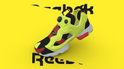 Reebok Instapump Fury Citron fashion, shoes, brand, advertising, reebok, sneakers, advertisement, citron, blender, reebok-sneakers, instapump