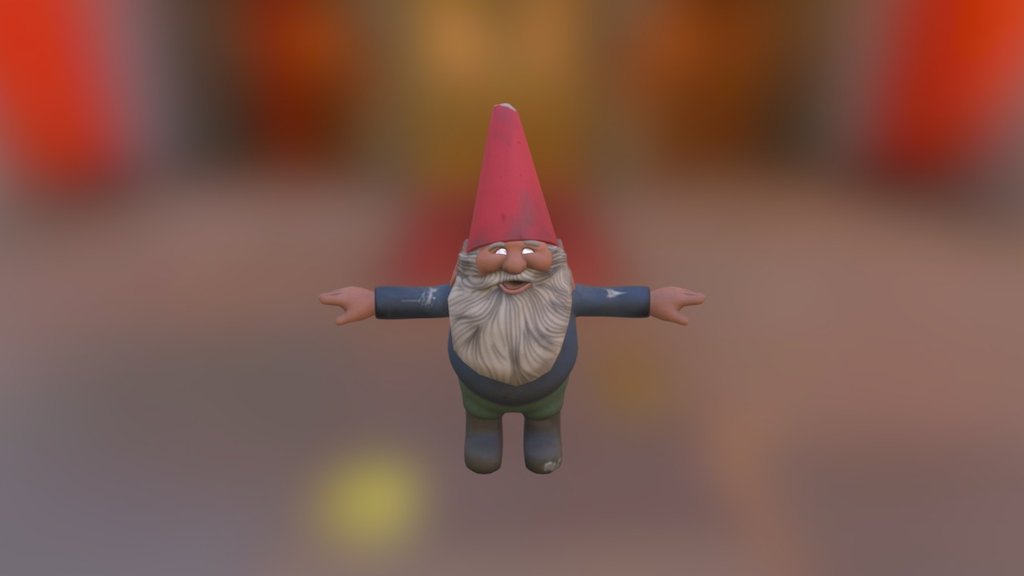 Left4Dead Gnome - 3D model by guytus 3d model