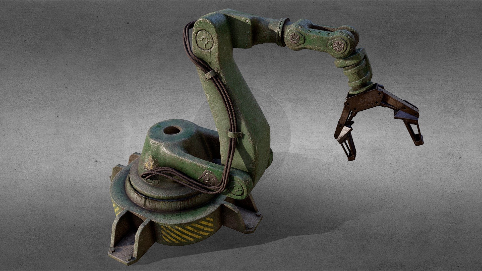 Industrial robot - Download Free 3D model by Cyril43 3d model