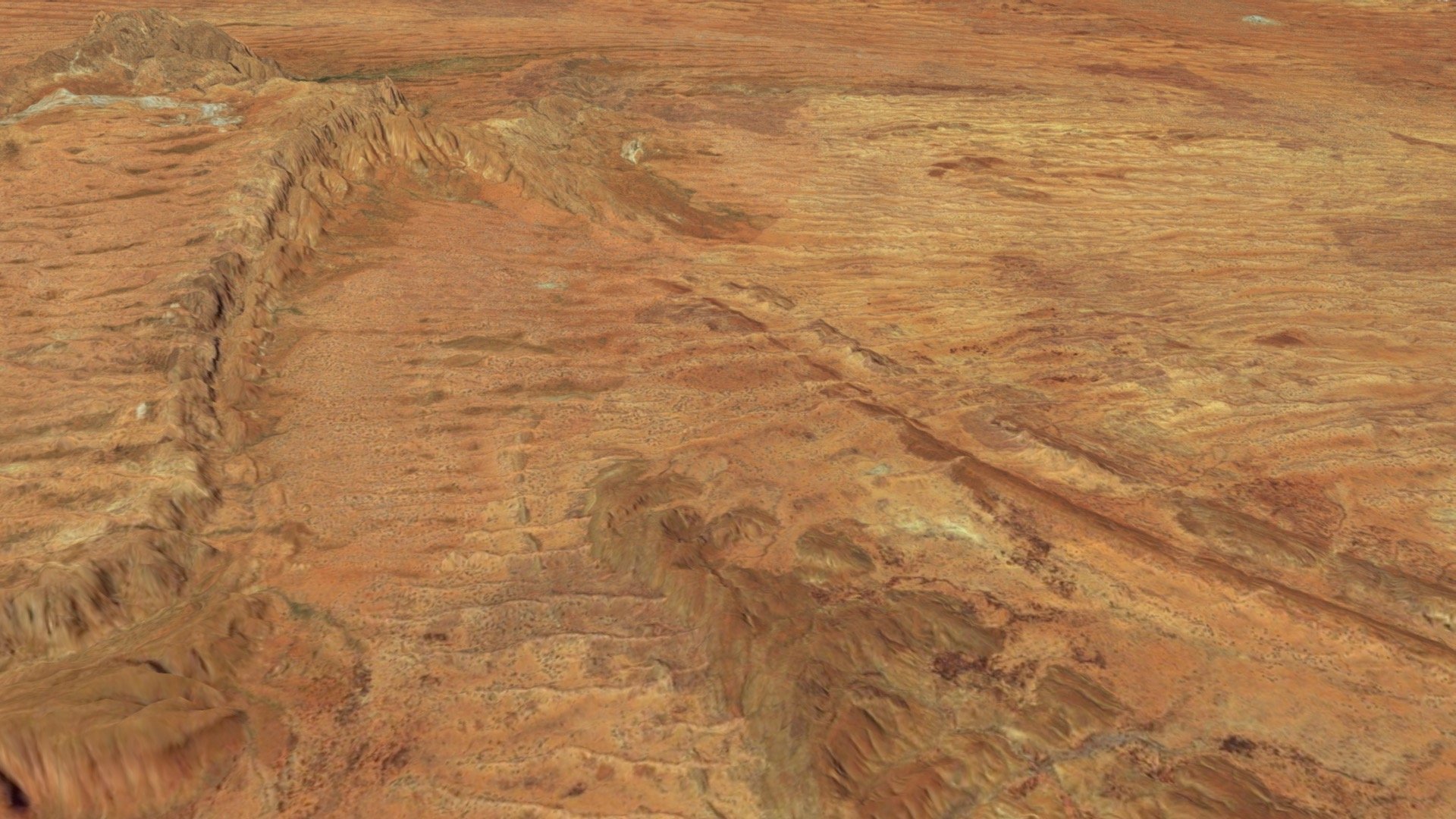 eroded desert plains of Australia - Eroded desert plains - Buy Royalty Free 3D model by Stance Hurst (@Cacti3D) 3d model