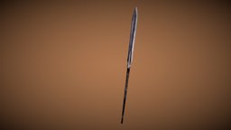 Armory Spear rpg, spear, medieval, armory, props, weaponry, weapon, asset, stylized