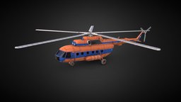 Mi-8 Military Arctic soviet, army, civil, russian, russia, hip, arctic, mi-8, military, helicopter