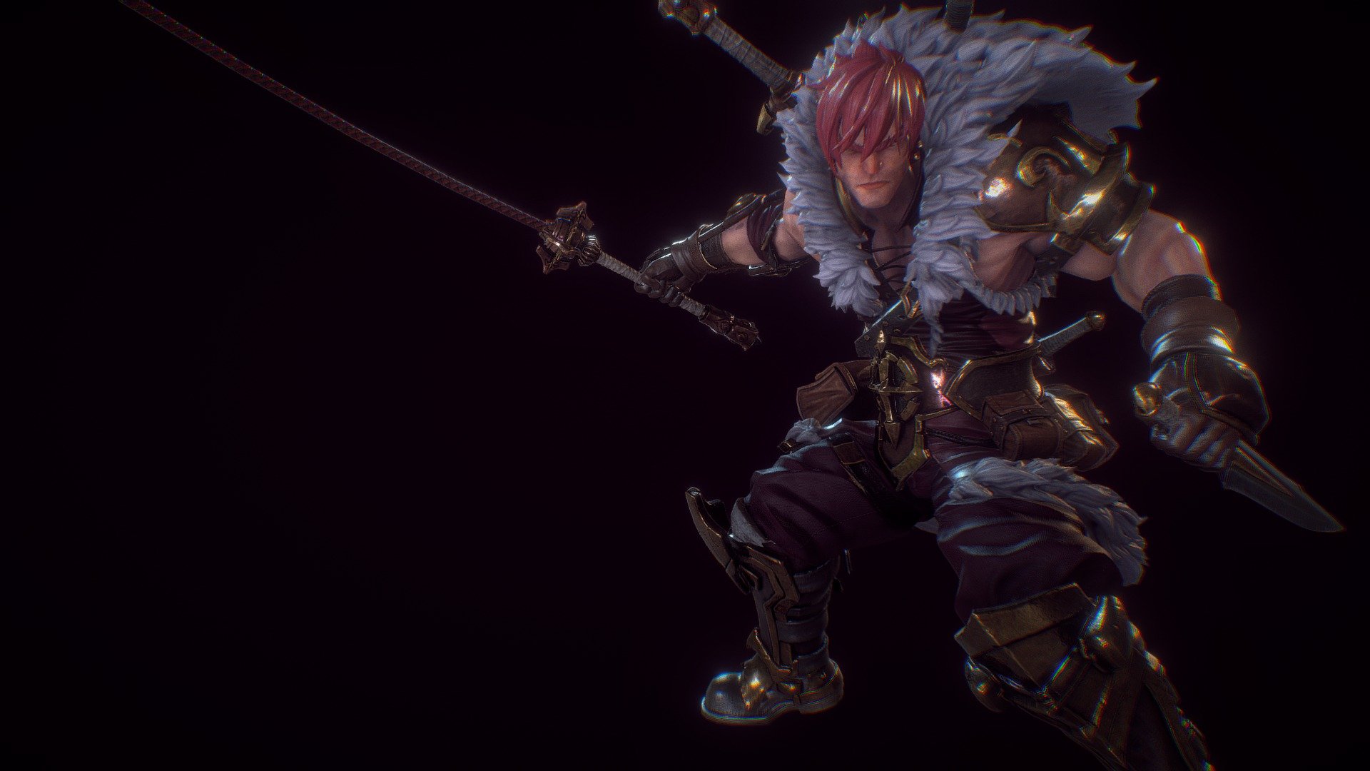 Hello everybody!

This is my latest work Simon belmont from Castlevania based on Joe Madureira's awesome concept.

Concept link:

https://www.instagram.com/p/zv0Phws0M_/?taken-by=joemadx

check-out artstation for more renders and HD version:

https://www.artstation.com/isaiaskiister 

Hope you guys like it! - Castlevania Simon Belmont - 3D model by kiister07 3d model