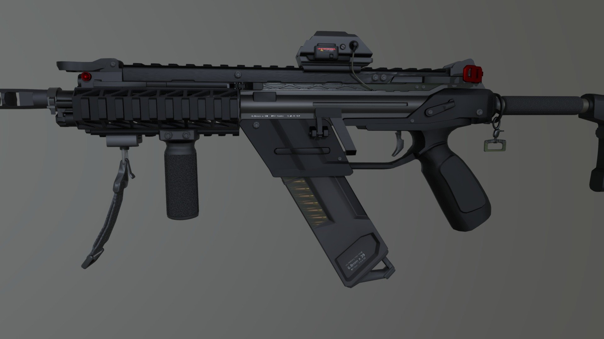 Current WIP side project. Based off the R97 submachine gun 3d model