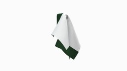 Handkerchief fashion, tissue, accessory, fabric, elegant, handkerchief, pbr, low, poly, female, hand, hankie, hanky