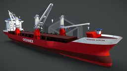 Heavy Lift Cargo Ship Oceanex Livery