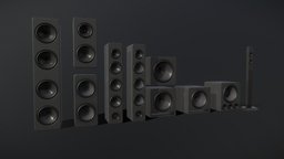 Home Theater System with Subwoofers