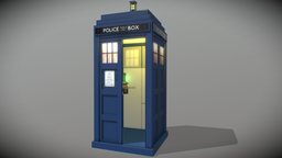 Septexs custom TARDIS exterior tardis, doctorwho, blender