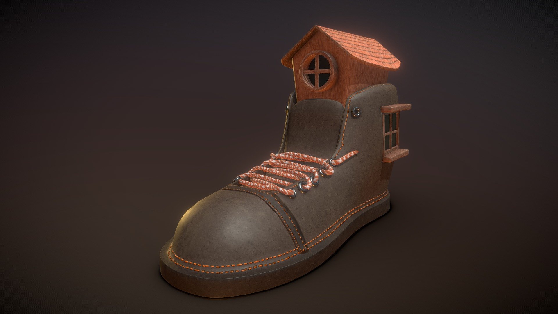 im create shoe house with blender
this house my imagination for fantasy
if you comerif you download this model don't forget like this model and follow my sketchfab thanks before :D

if you are for commercial please donate for this model and contact my :) - shoe house - Download Free 3D model by FR Animation (@fr.animation) 3d model