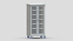 Medical Roam 2 Supply Cart scene, room, device, instruments, set, element, unreal, laboratory, generic, pack, equipment, collection, ready, vr, ar, hospital, realistic, science, machine, engine, medicine, pill, unity, asset, game, 3d, pbr, low, poly, medical, interior