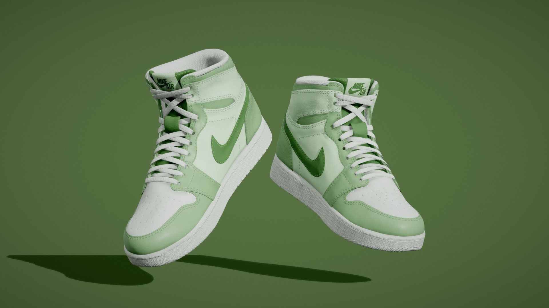It is a High Quality Air Jordan NIKE Shoes 3d model

Modeling : Modeled with fine Details, Will be perfect for any Cool 3d character Project, Or can be traits of NFT Character

Texture : Textured in High quality 4k texture ( 2 Material - 1 left shoe/2 Right Shoe )

Variants : There are 10 different textures set and this is 10 of 10 Variants.

Feel free to comment for review of this model or any suggestions 3d model