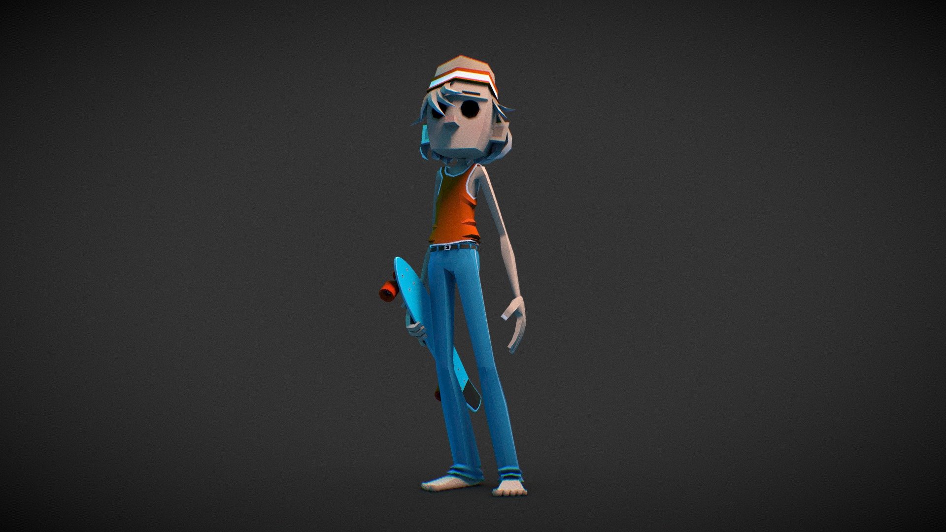 This is one of the characters in development for Pocket Skate

Thanks, for checking it out!
- Pete - 70's Skater - Pocket Skate - 3D model by Pocket Skate! (@PocketSkate) 3d model