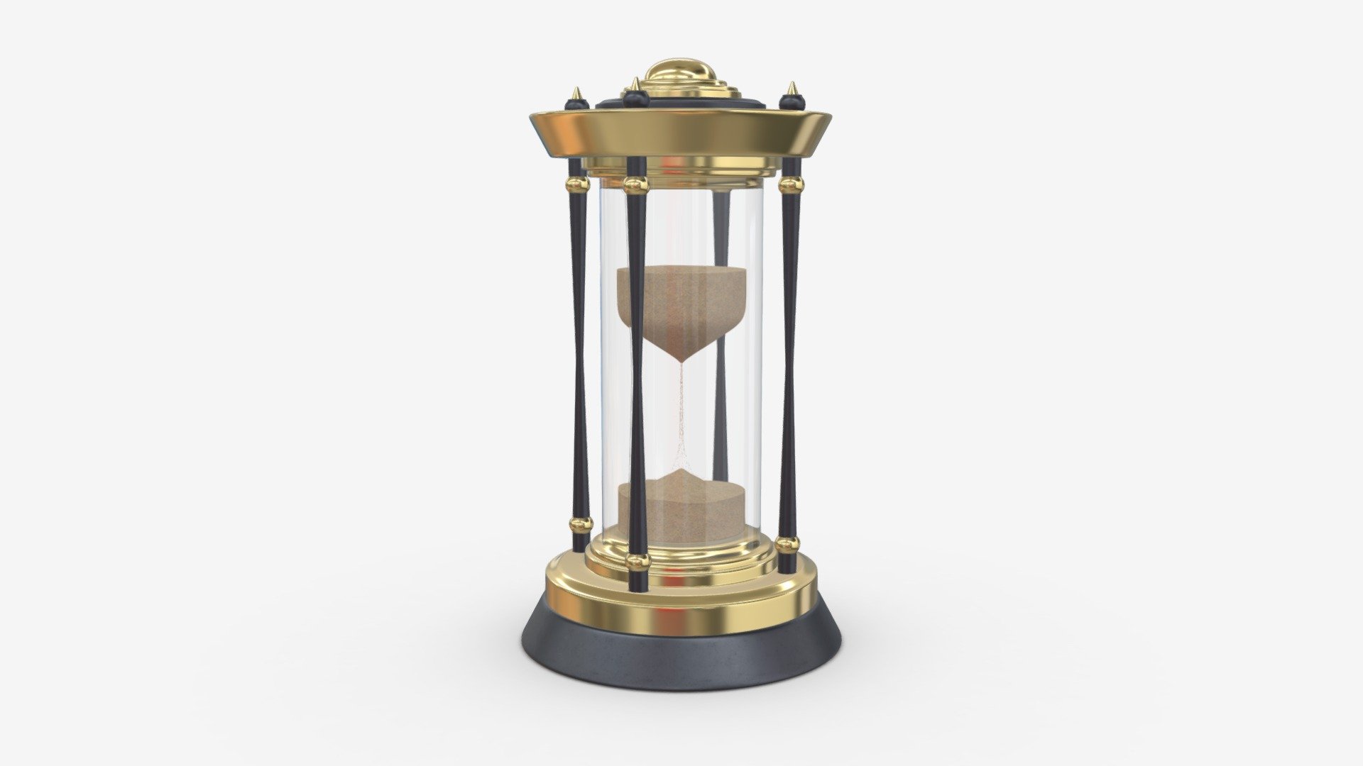Hourglass egg timer 08 - Buy Royalty Free 3D model by HQ3DMOD (@AivisAstics) 3d model
