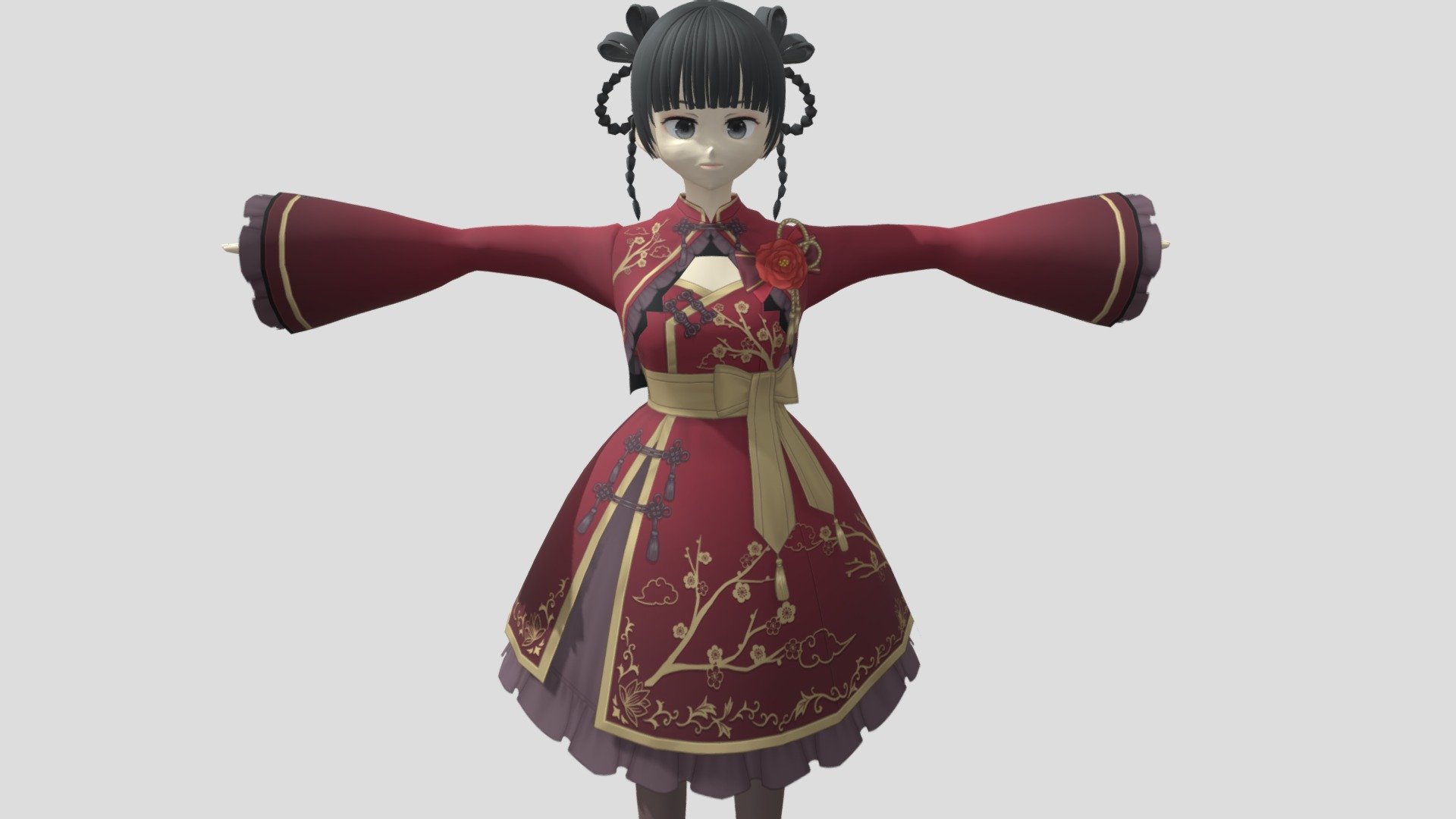 Model preview



This character model belongs to Japanese anime style, all models has been converted into fbx file using blender, users can add their favorite animations on mixamo website, then apply to unity versions above 2019



Character : Female01 / Male01

Verts:26730 / 23904

Tris:37952 / 35251

Seventeen / Fifteen textures for the character



This package contains VRM files, which can make the character module more refined, please refer to the manual for details



▶Commercial use allowed

▶Forbid secondary sales



Welcome add my website to credit :

Sketchfab

Pixiv

VRoidHub
 - 【Anime Character】NewYear Pack 2023 (V1/Unity 3D) - Buy Royalty Free 3D model by 3D動漫風角色屋 / 3D Anime Character Store (@alex94i60) 3d model