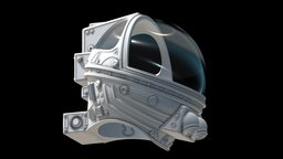 Space Suite Helmet (ALIEN inspired) challenge, astronaut, alien, helmet, space, 3december2021