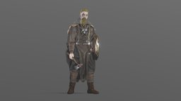 Viking 3D Character warrior, viking, nordic, character, axe, fantasy, shield