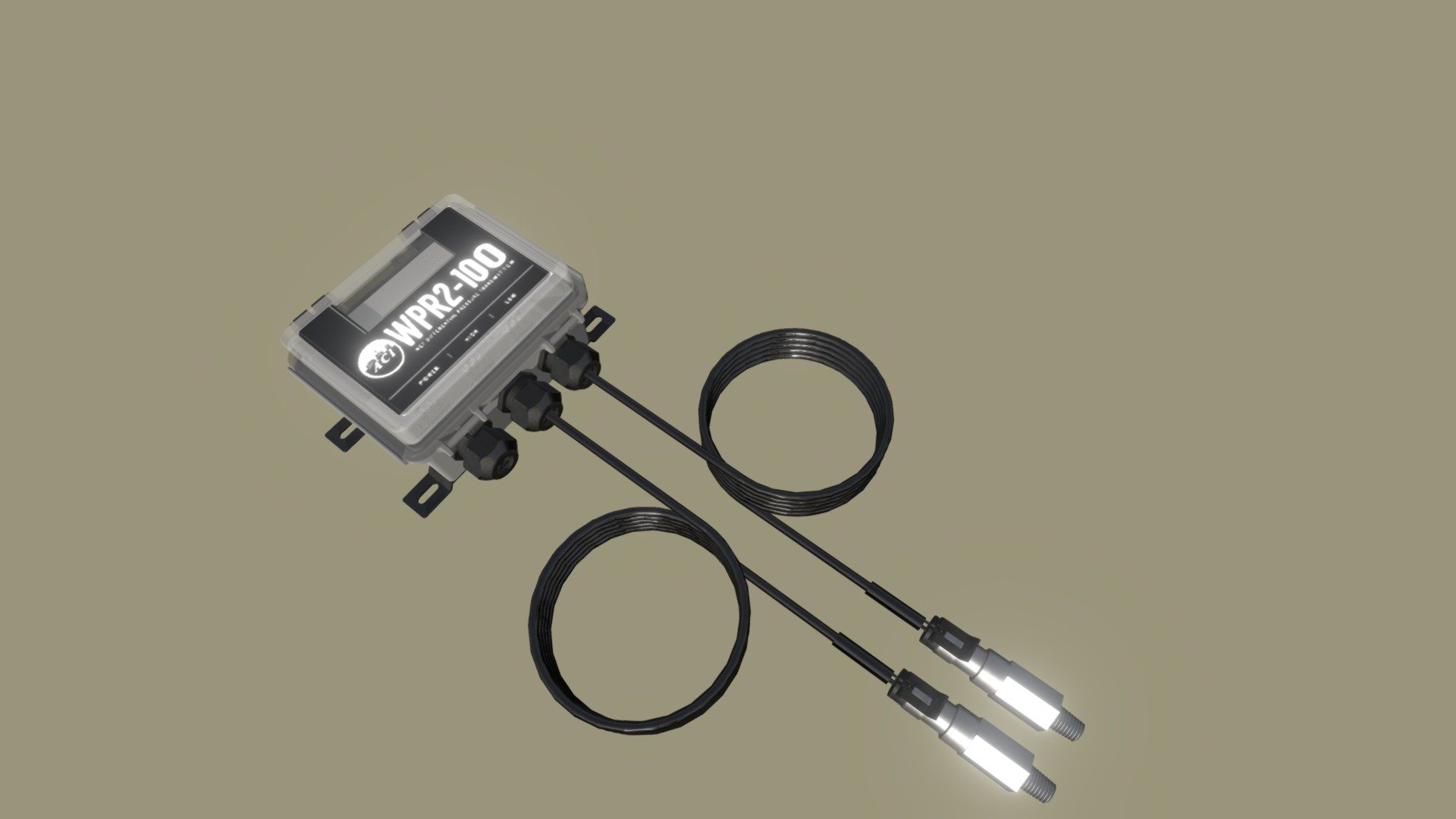 WPR2-LCD Pressure sensor from ACI - ACI Pressure Sensor - 3D model by KlyveK 3d model