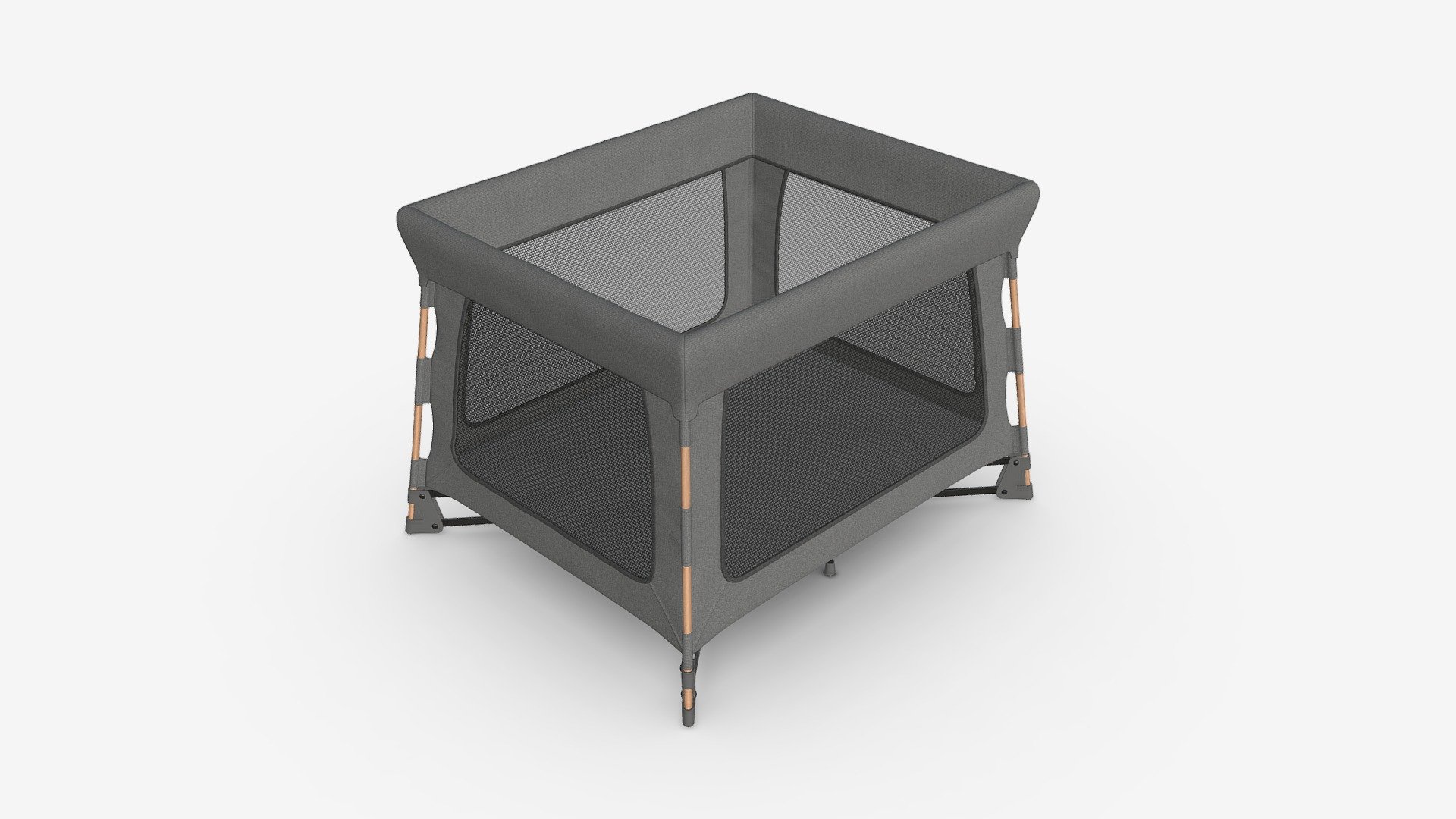Portable travel cot - Buy Royalty Free 3D model by HQ3DMOD (@AivisAstics) 3d model