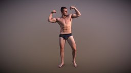 IVAN_T9 anatomy, muscle, bodybuilder, 3dscan, male