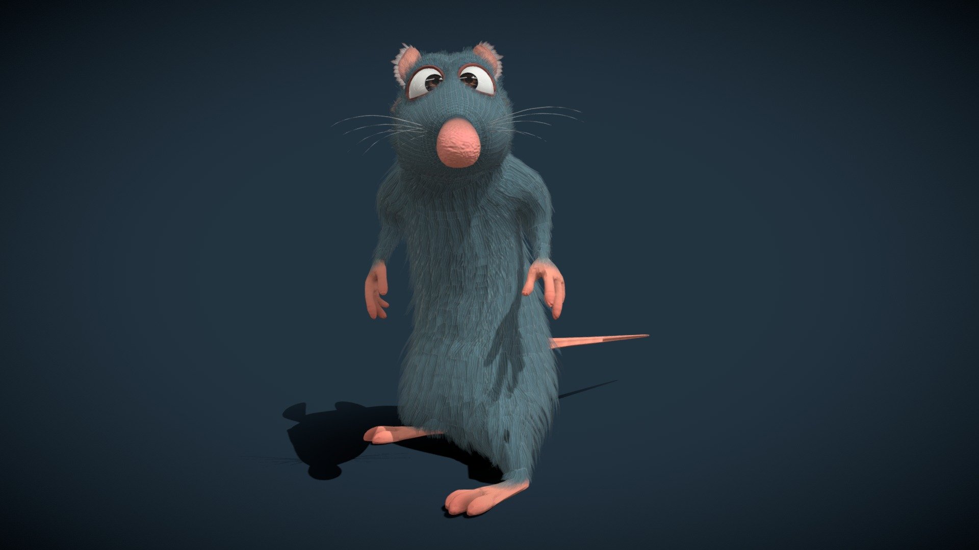 Remy from the best Disney PIXAR movie of all time, Ratatouille
Free download

I changed a few things with the mesh and textures and rigged it, but
If used credit this website: https://rigmodels.com/model.php?view=Remy_Rat-3d-model__KCGEHYXE9H6UGMLXGCCYP2B01&amp;searchkeyword=business&amp;manualsearch=1 - Remy - Ratatouille - Download Free 3D model by Jacob Quintana (@jacobq1004) 3d model