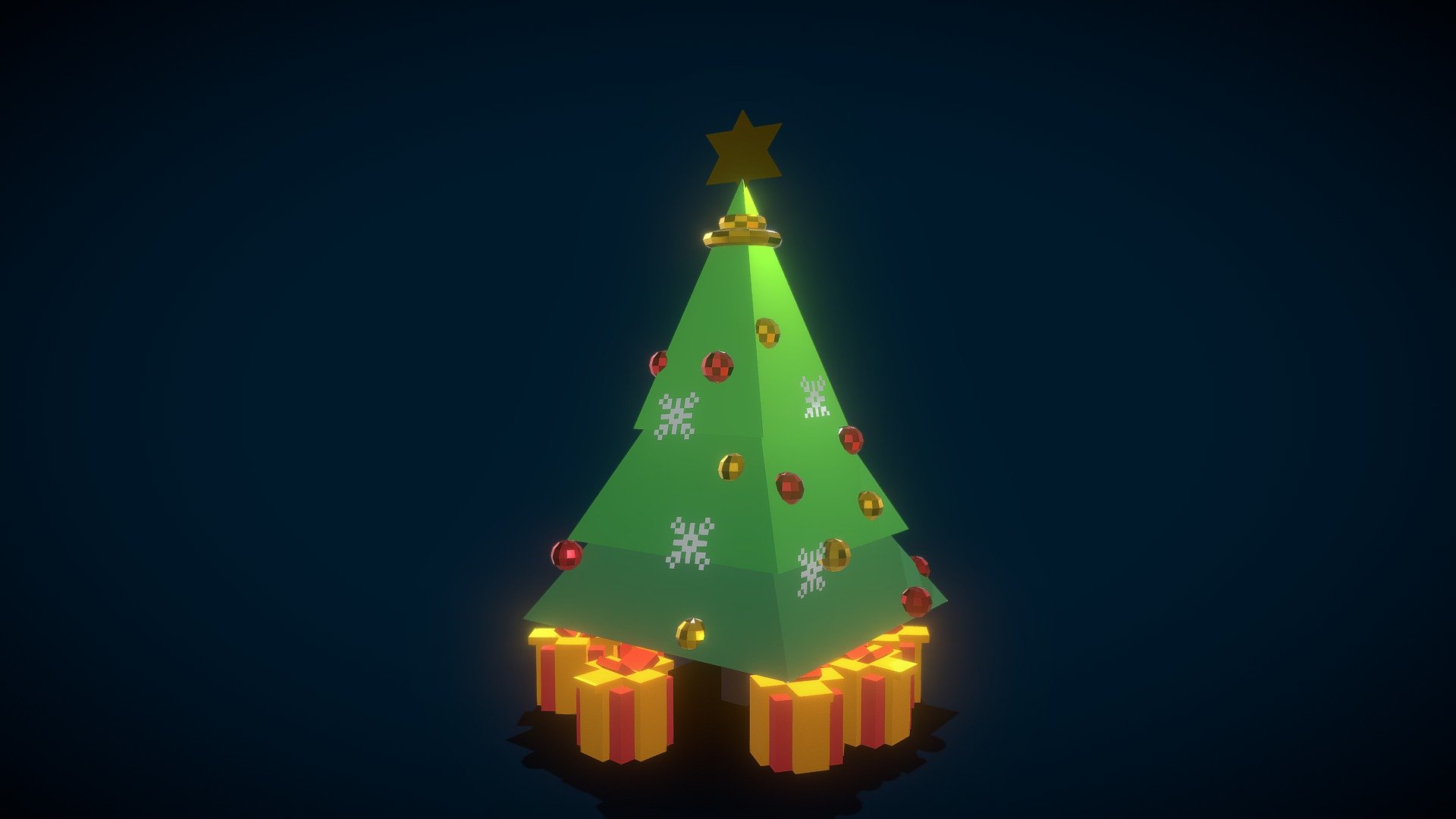 For the Christmas holiday, i made a model using blockbench so, Merry Christmas!

ill make this free if someone downloads it* - Christmas tree - Buy Royalty Free 3D model by AAV's 3D Models (@AAV_s_models) 3d model