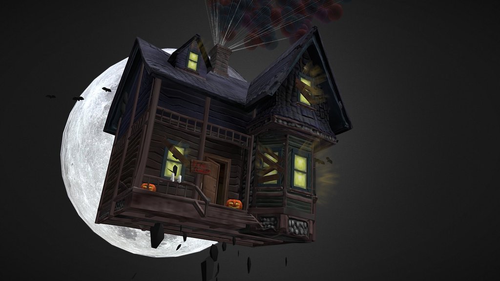 My entry for the 2015 Halloween competetion with the theme: Haunted House.
Enjoy! - Haunt The Skies (Final) - 3D model by Jakob Baldwin (@lord00120) 3d model