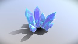 Crystal Texture Practice crystals, sp, substancepainter, substance, maya, magic