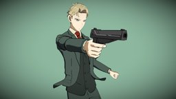 Loid Forger [ Spy x Family | スパイファミリー] anime3d, animecharacter, blender, blender3d, anime, spyxfamily